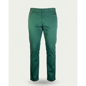 Prestige Original Mens Green Stretch Cotton 5-Pocket Chino Pants Size 38 COP-900